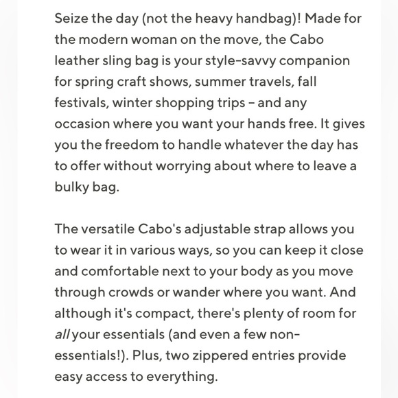 Aimee Kestenberg Cabo Leather Sling Bag - Picture 11 of 12